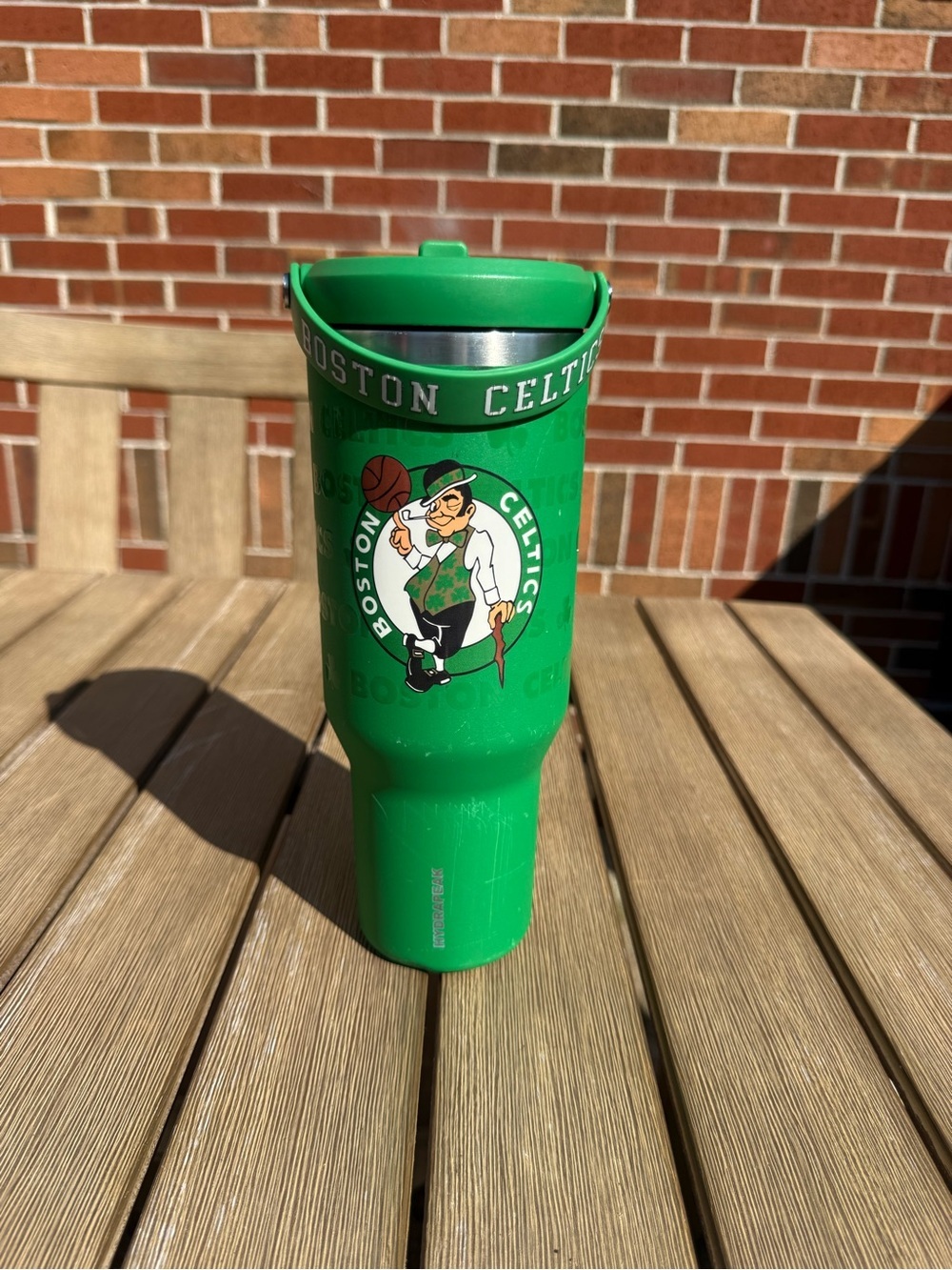 Boston Celtics Hydrapeak Stainless Steel Insulated Tumbler Green NBA Travel Mug